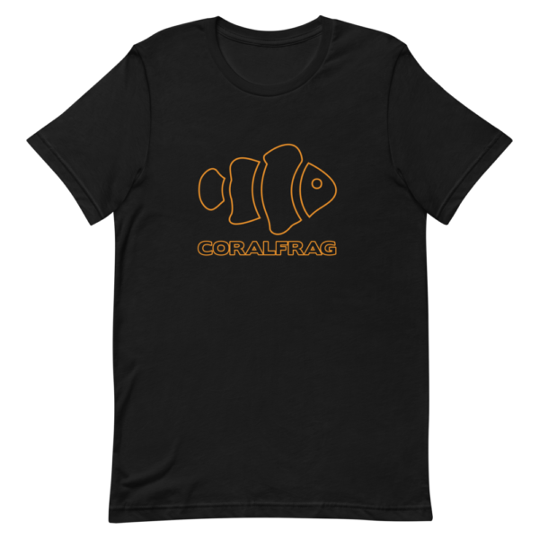 camiseta fish coral frag logo